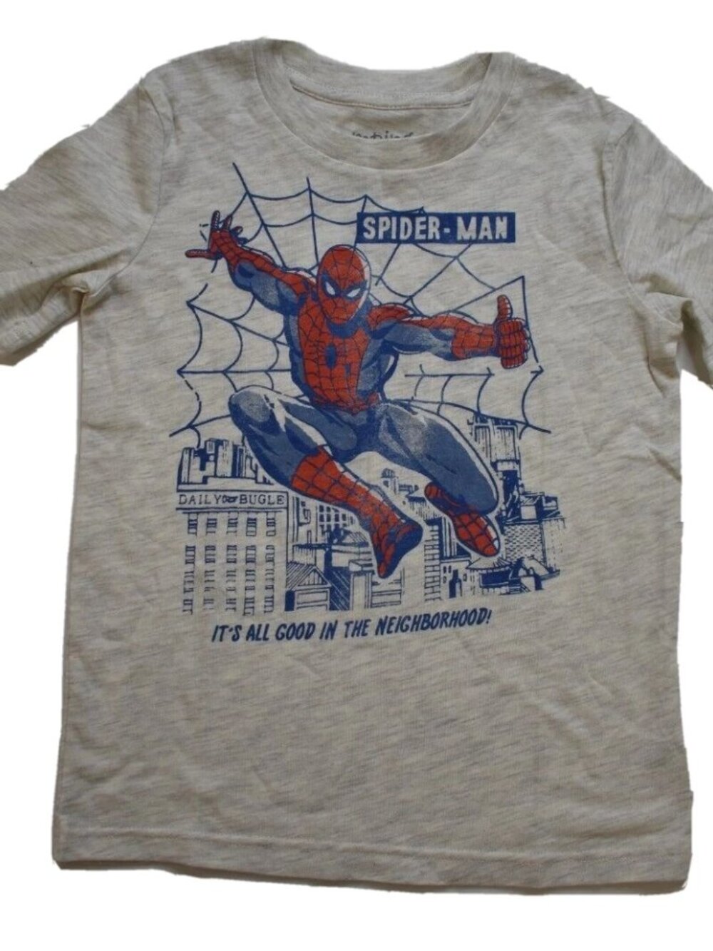 Jumping Beans Boys Spider-Man It's All Good In The Neighborhood Shirt New Size 6